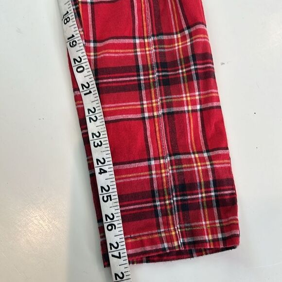 Urban outfitters, red, black and yellow plaid, high-rise pants, size small - Picture 10 of 12